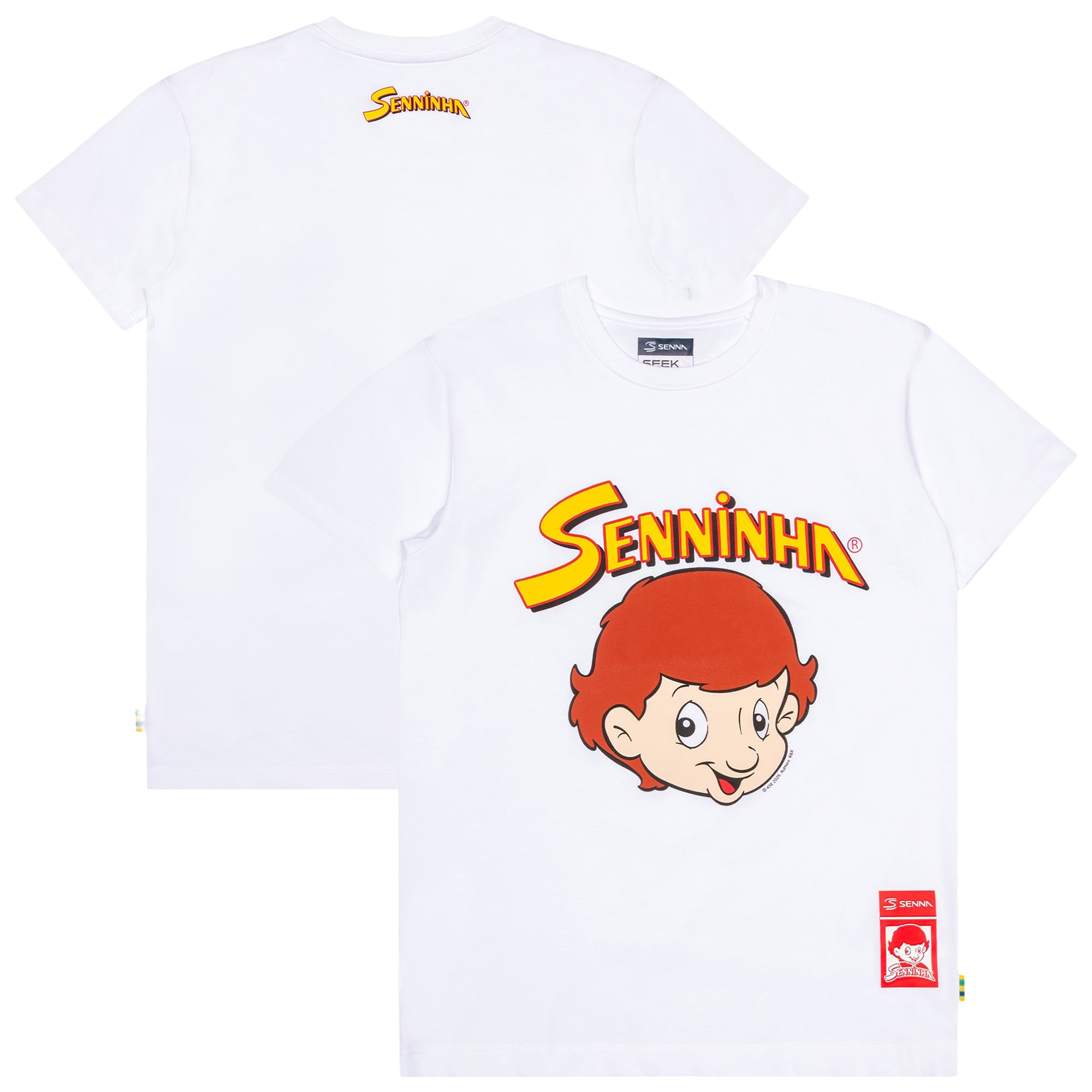 Ayrton Senna Senninha Oversized T-Shirt - Weiß - Unisex