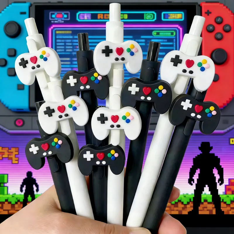 10pcs/20pcs Video Game Pen Player Theme Ballpoint Pen, Party Gift, Color Game Controller, Scalable, Game Accessories