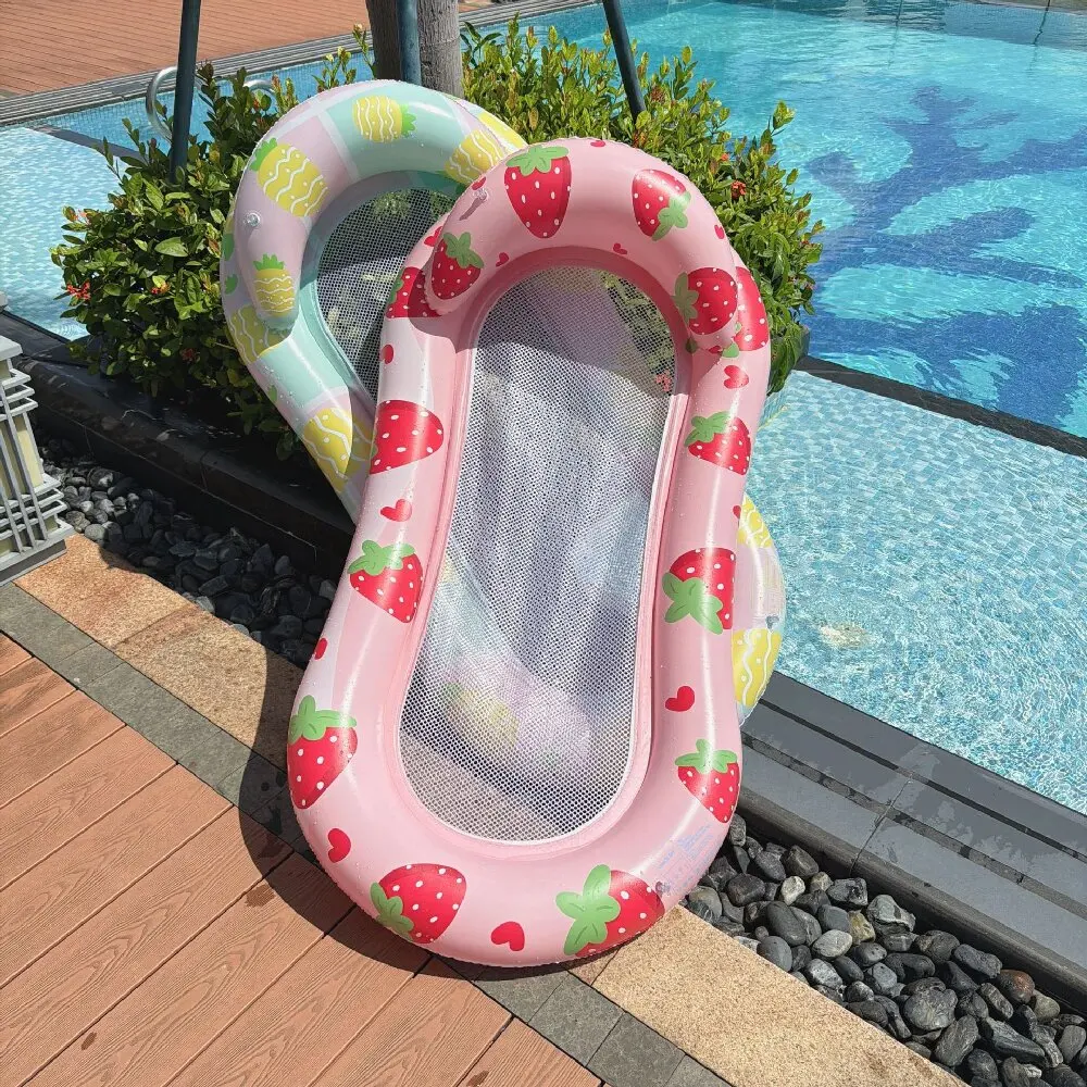 Aufblasbare Schwimmmatratze Wasser-Hängematte für Erwachsene Schwimmreifen Schwimmzubehör Sommer-Wassersport Luftmatratze ﻿ ﻿ Image