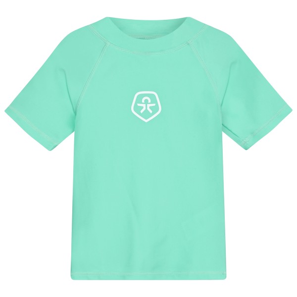 Color Kids - Kid's T-Shirt Solid - Lycra Gr 110 türkis