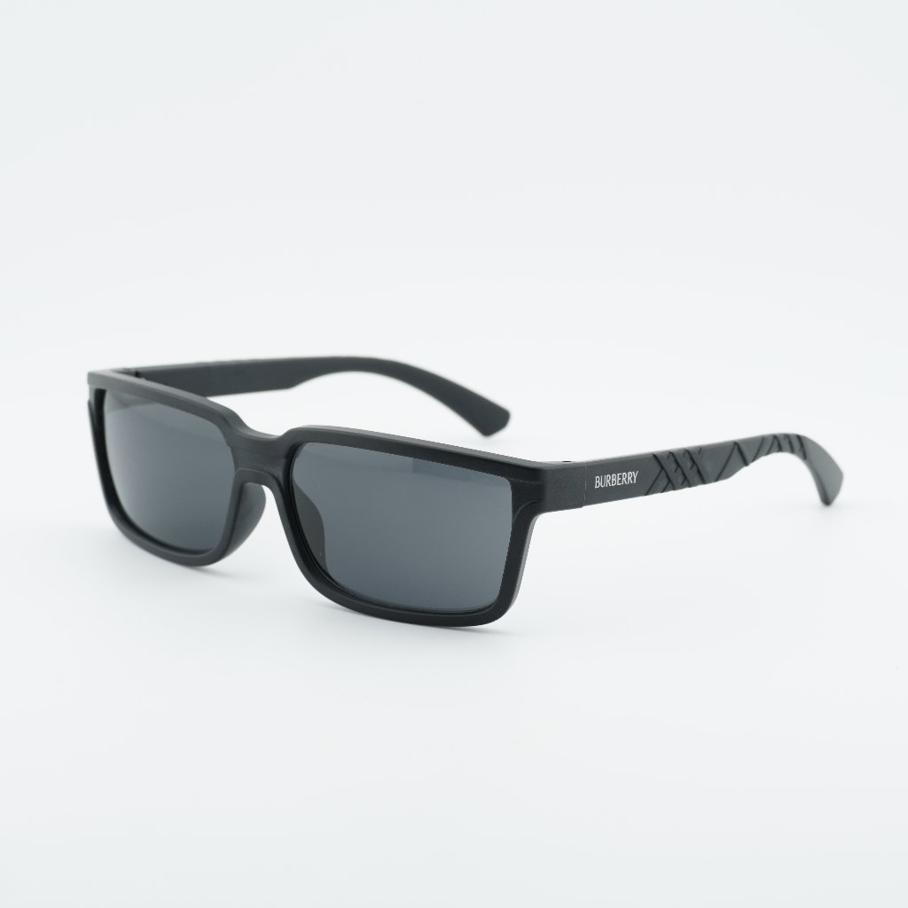 Burberry Accessories | Burberry Be4495d 346487 Sunglasses Black Rectangle Frame, Black Lenses | Color: Black | Size: 61 - 15 - 145