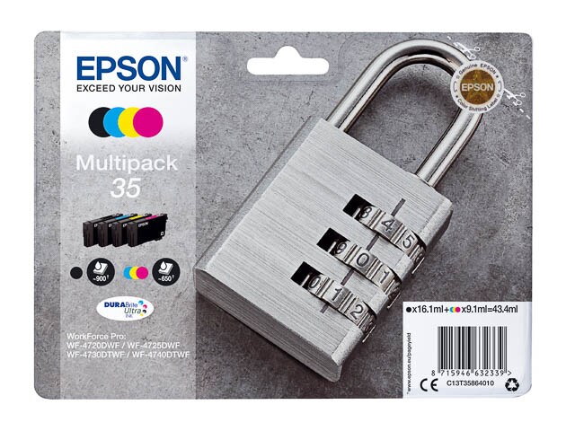 Tinten EPSON C13T35864010 EPSON WF4720DWF TINTE(4) ST Image
