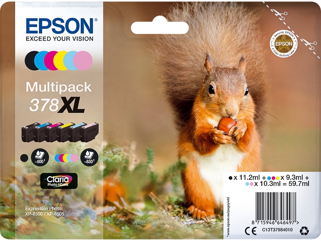 Tinten EPSON C13T37984010 EPSON XP8500 TINTE (6) HC Image
