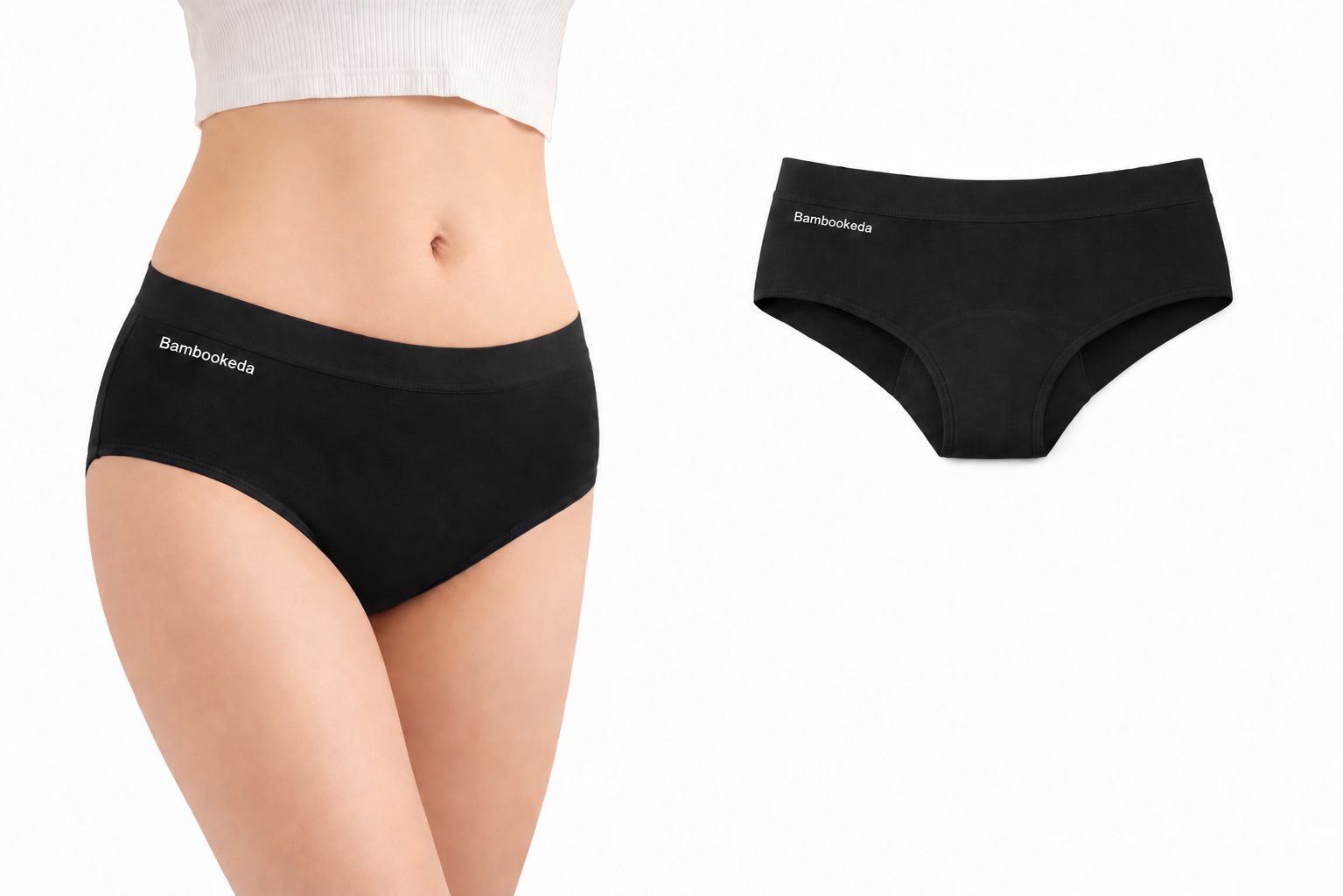 Bambookeda Slip Assorbente Donna per la leggera incontinenza lavabile