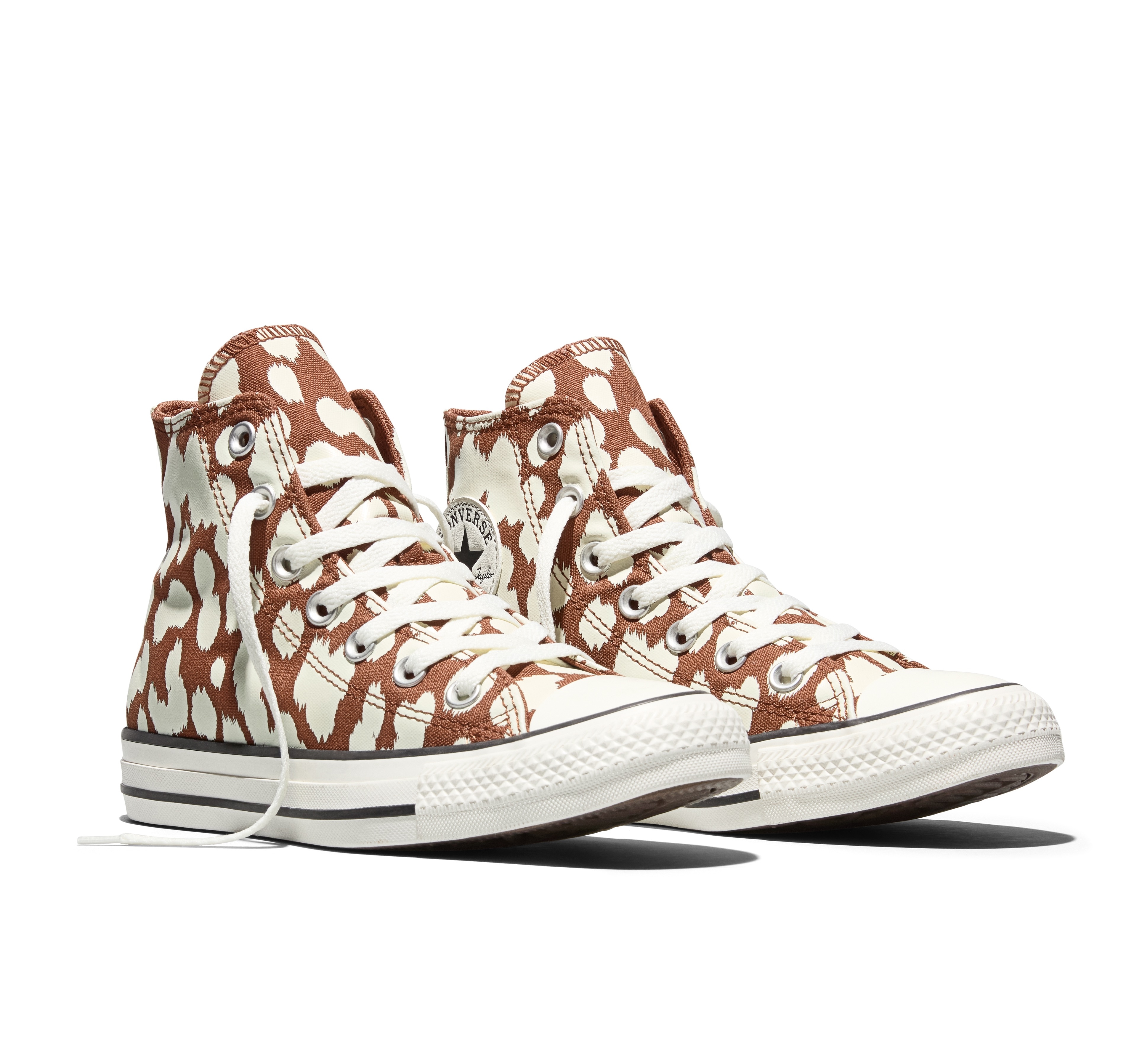 Sneaker CONVERSE "CHUCK TAYLOR ALL STAR COW PRINT", Damen, Gr. 38, unearthed, egret, unearthed, Textil, Schuhe Sneaker