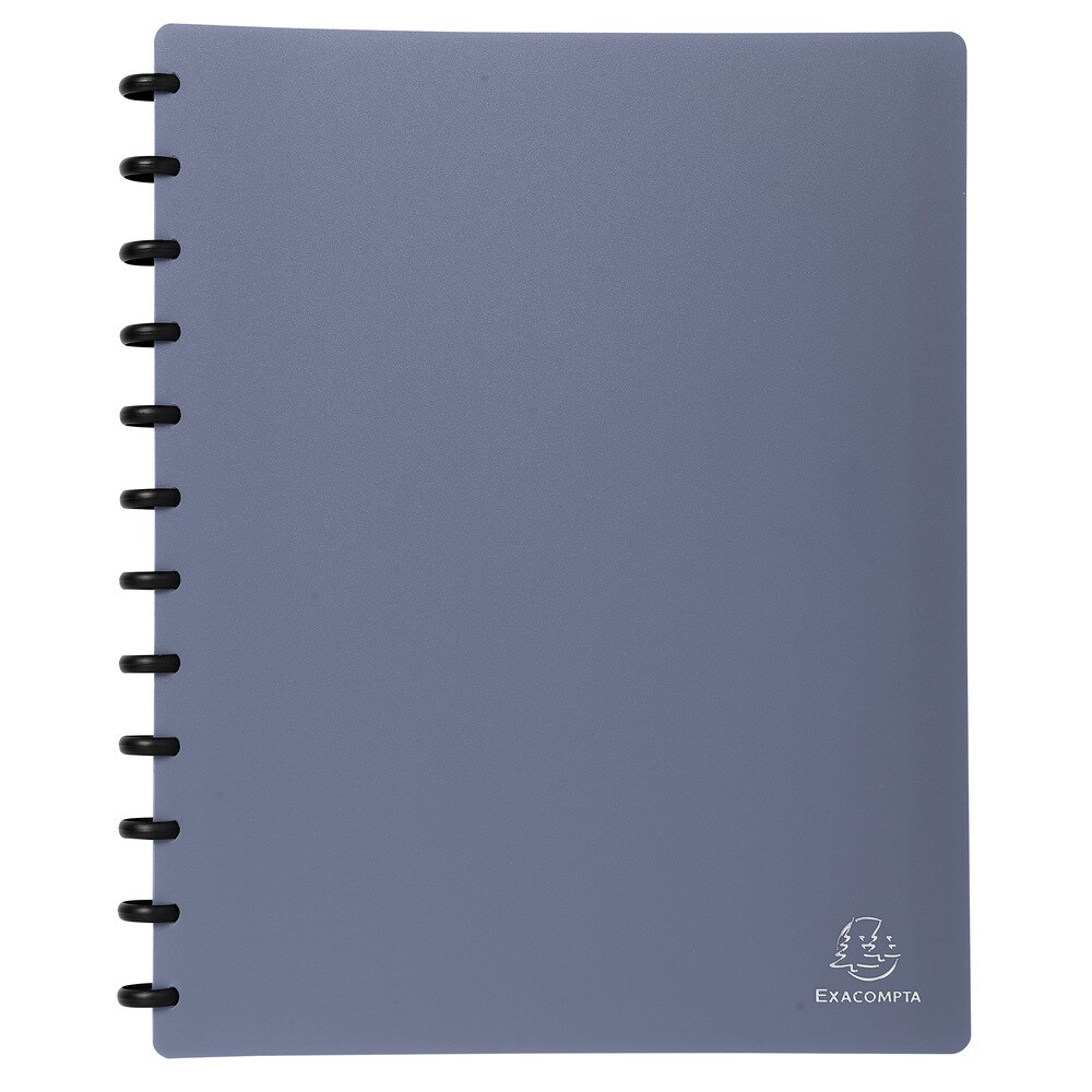 Exacompta Sichtmappe aus PP 800µ, 30 herausnehmbare Hüllen, 24x32cm für DIN A4 Image