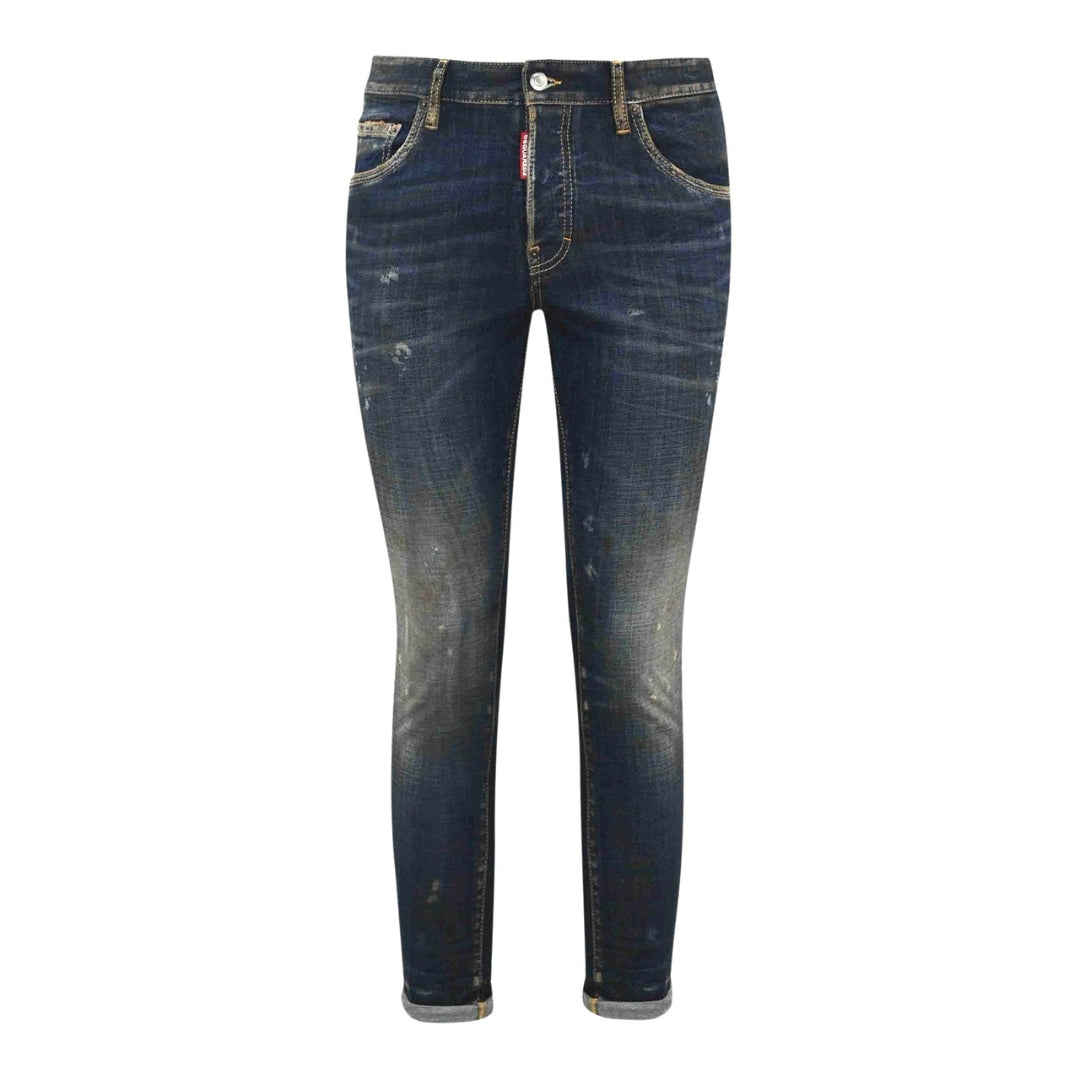 Dsquared2 Dunkelblaue Skater-jeans 34 (Größe)