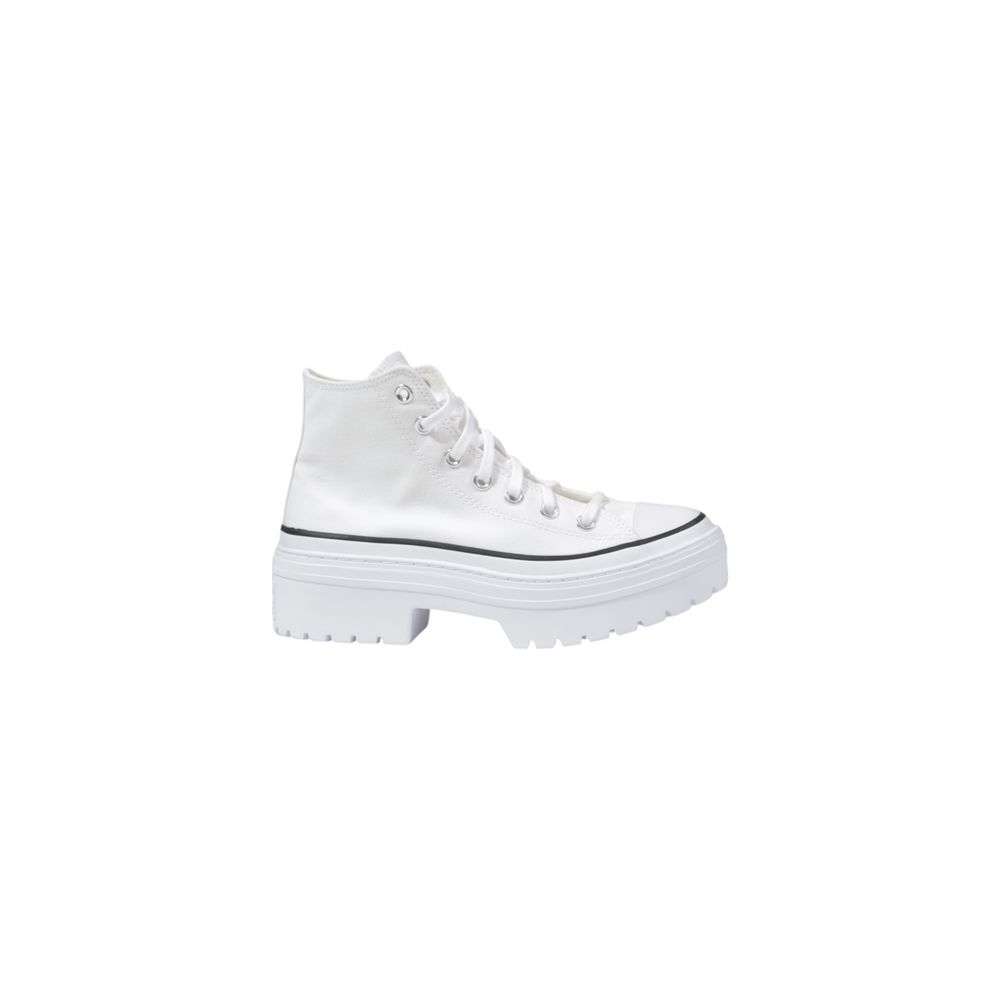 Converse Weiße Stoff Chunky Sneakers