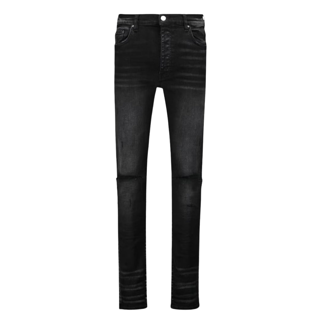 Amiri Slash Aged Black Jeans 32 (Größe)