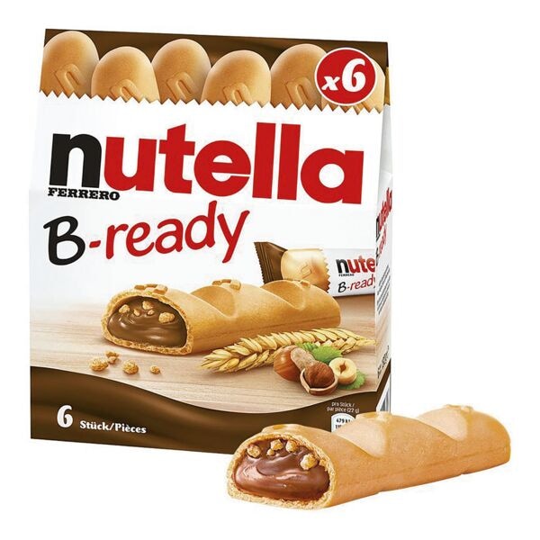 Nutella Kurzes MHD: B-Ready gefüllte Waffeln 6 Portionen Image