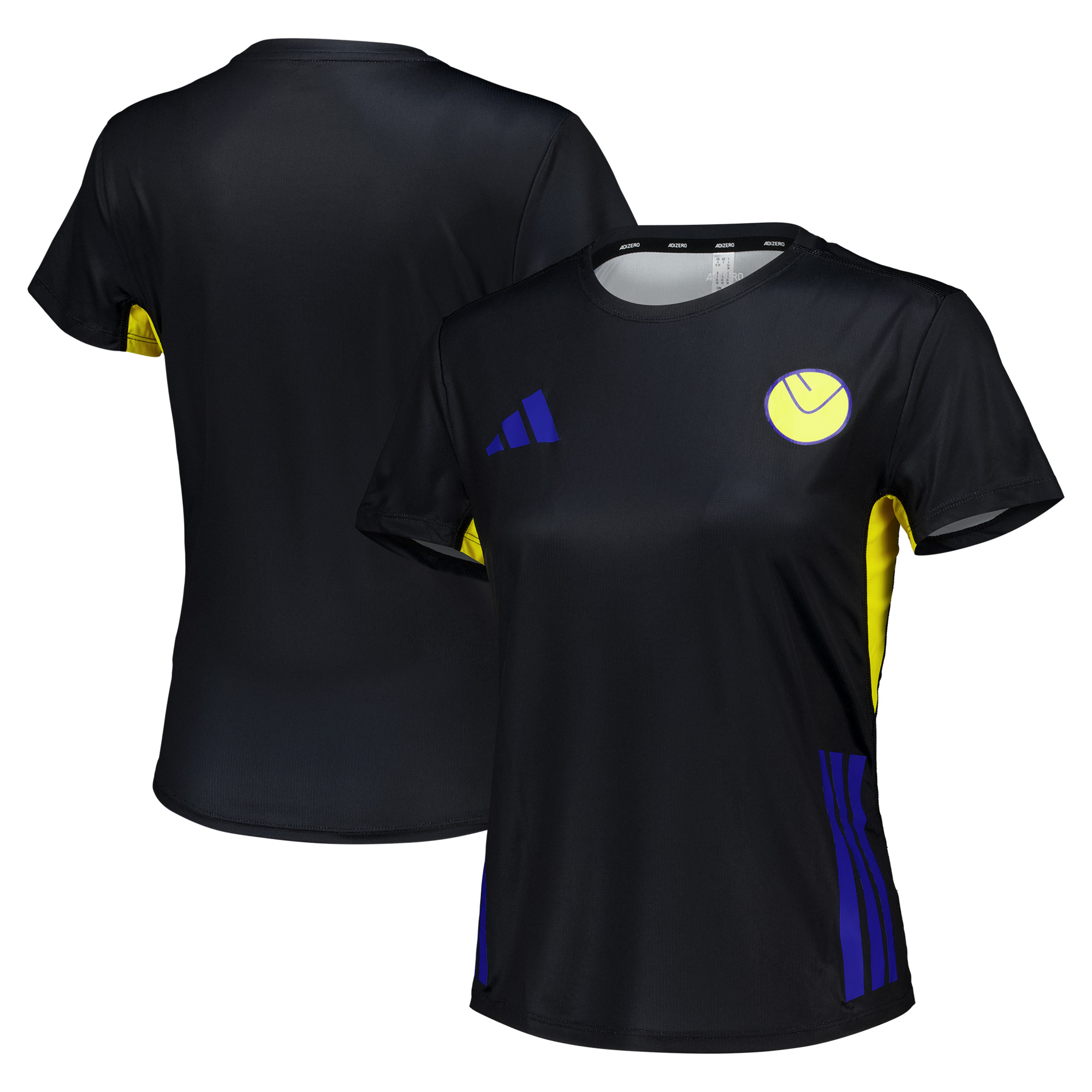 "Leeds United adidas Laufshirt – Schwarz (Damen)" Image