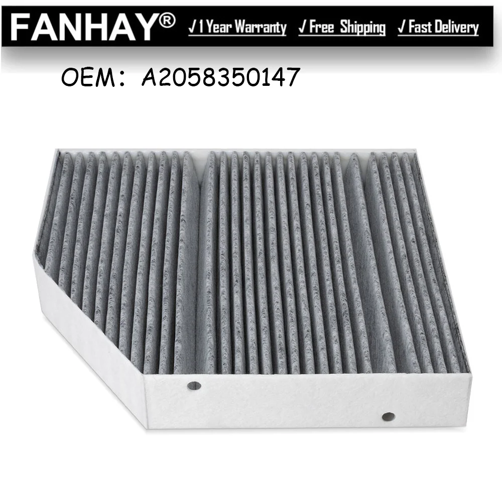Filtro aria abitacolo auto per Mercedes-Benz GLC X253 2015-2022 GLC 200 250 300 220d 250d 300d 350e 43 63 S A 2058350147 A 1668300218