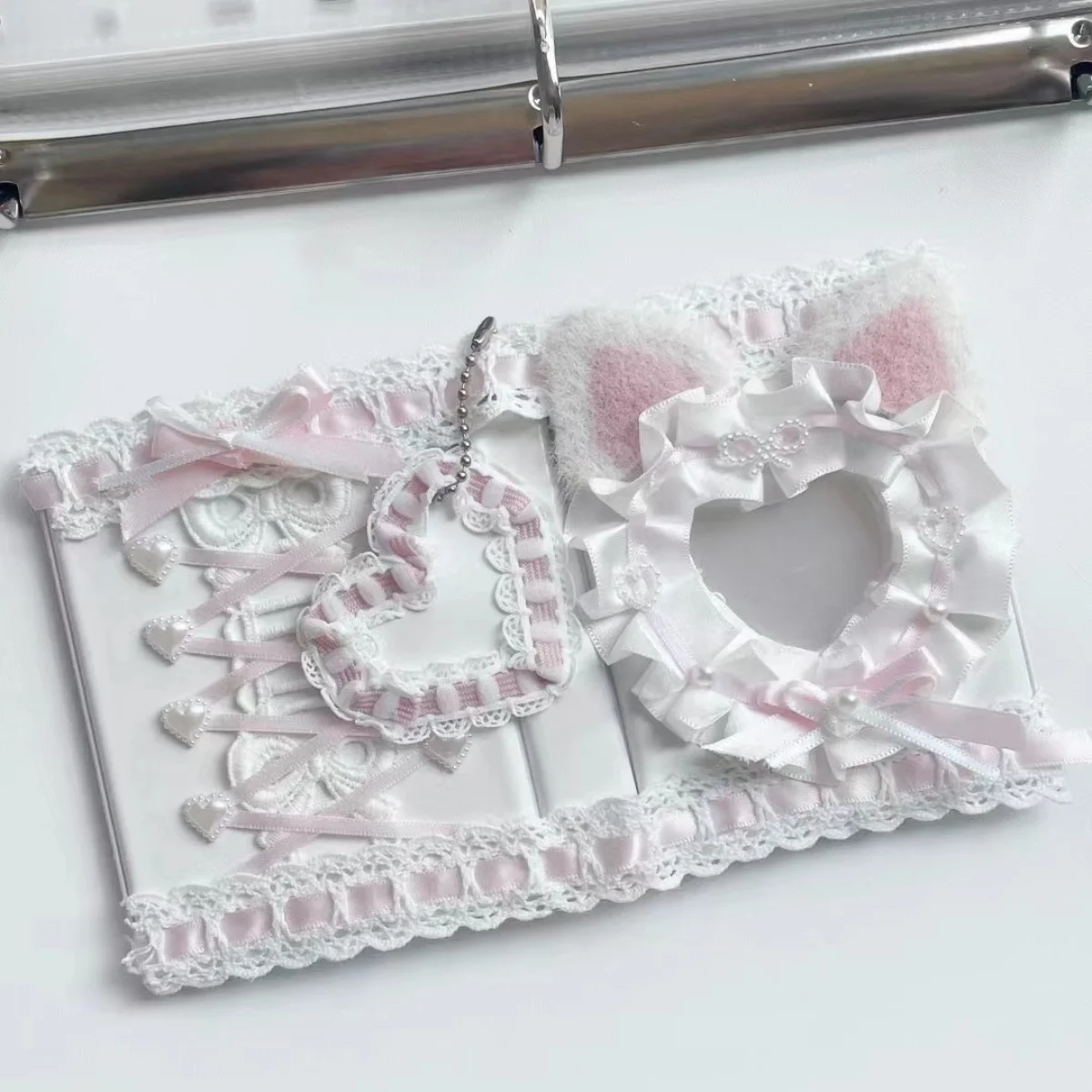 Top Loader Binder Kpop Album fotografici Piccolo album porta carte fatto a mano per carte Idol Instax Portachiavi Porta carte Fornitori di archiviazione