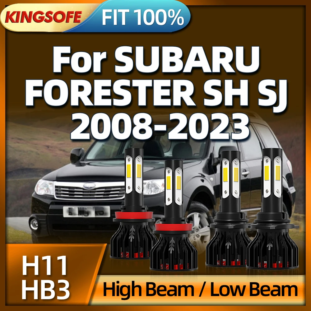 LED 150W H11 HB3 lampadina faro auto 6000K per SUBARU FORESTER SH SJ 2008 2009 2010 2011 2012 2013 2014 2015 2016 2017 2018-2023