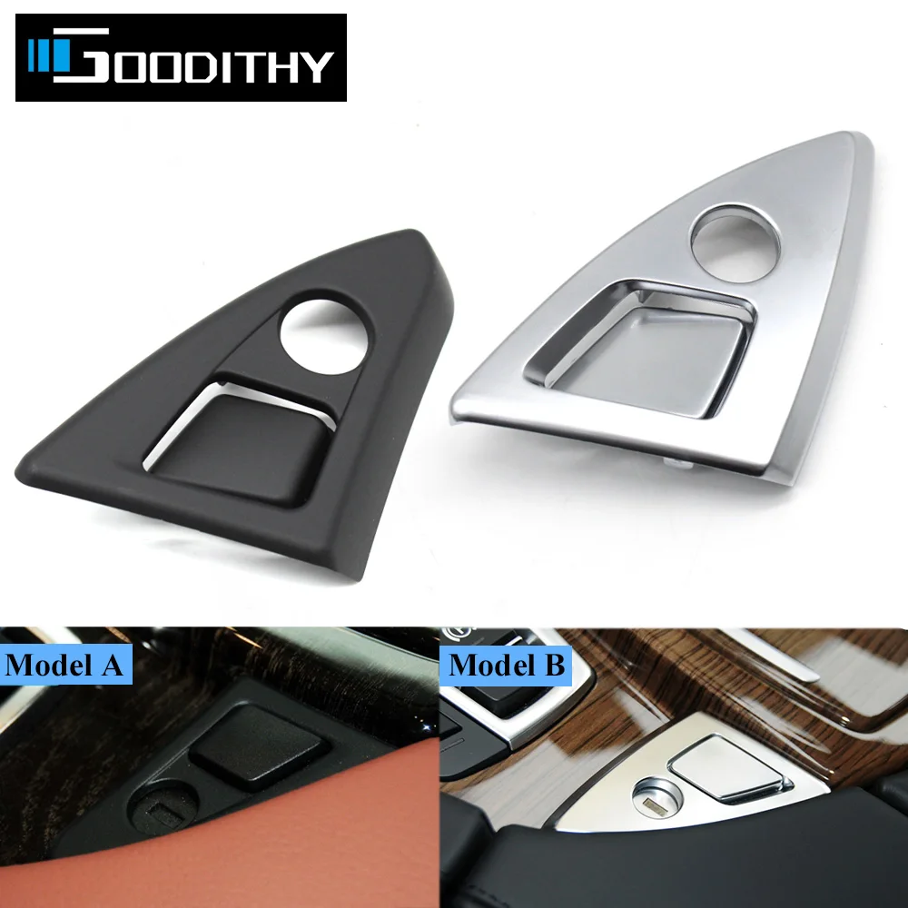 LHD RHD Interni Auto Console Anteriore Pannello Bracciolo Box Interruttore Pulsante Manopola di Copertura Trim Per BMW Serie 5 F10 F11 F18 520 2011-2017