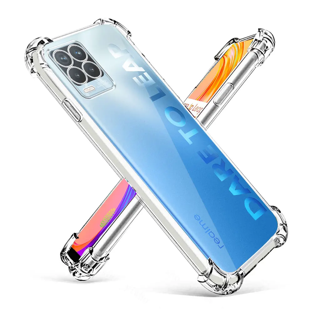 Per OPPO Realme 8 custodia trasparente custodia morbida in Silicone antiurto per Realme 8 5G Coque per Realme 8 Pro trasparente Funda