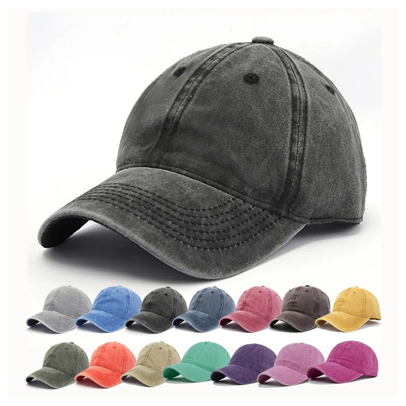 Berretto da Baseball berretto da Baseball per bambini berretto solido berretto primaverile autunnale cappello estivo berretto da baseball di colore puro cappello da cowboy con lavaggio ad acqua
