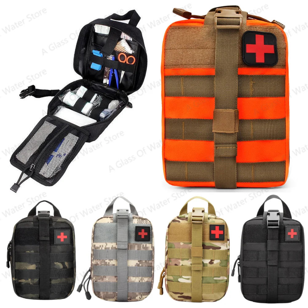 Salvadanaio, kit di pronto soccorso da esterno, borsa SOS di grandi dimensioni, kit di pronto soccorso da caccia, kit di attrezzi, kit di pronto soccorso Molle EMT