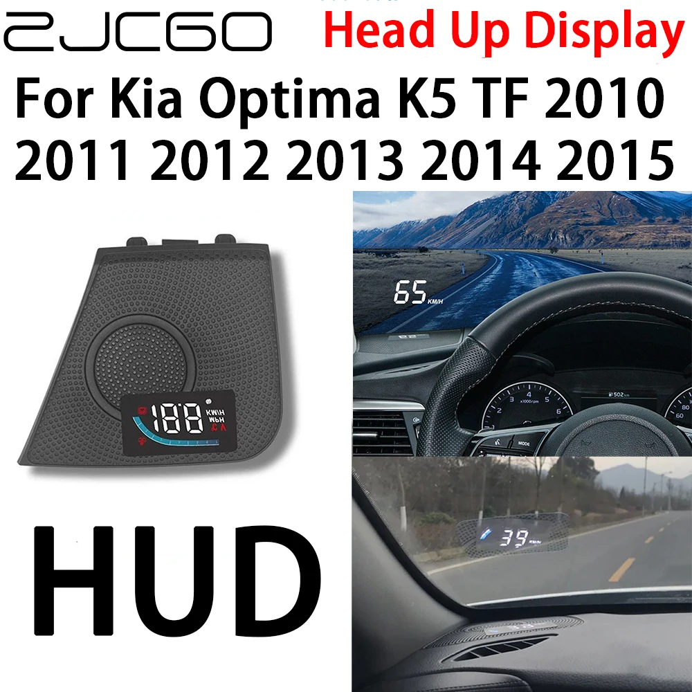 ZJCGO Car HUD Head Up Display tachimetro proiettore accessori elettronici per Kia Optima K5 TF 2010 2011 2012 2013 2014 2015