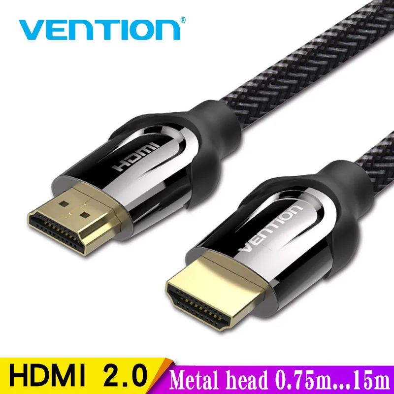 Vention Cavo HDMI Cavo HDMI a HDMI 2.0 4K per proiettore Xiaomi Nintend Switch PS4 Televisione TV Box xbox 360 Cavo da 3 m 8 m HDMI
