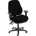 Lorell Baily Series Task Chair Upholstered in Gray | 44 H x 26.9 W x 28 D in | Wayfair LLR81103