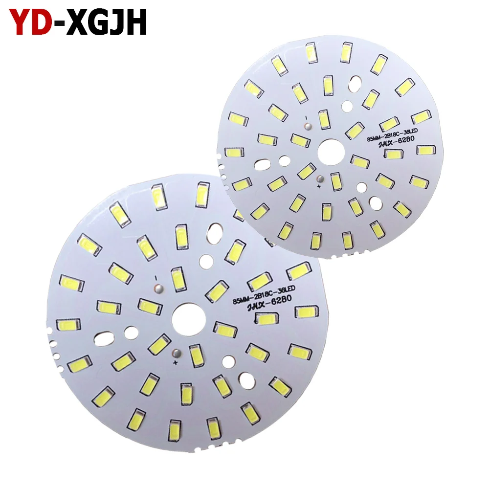 10PCS SMD 5730 LED alluminio sorgente luminosa rotonda lampada piastra Bulbs fai da te lampadine Retrofit bordo accessorie