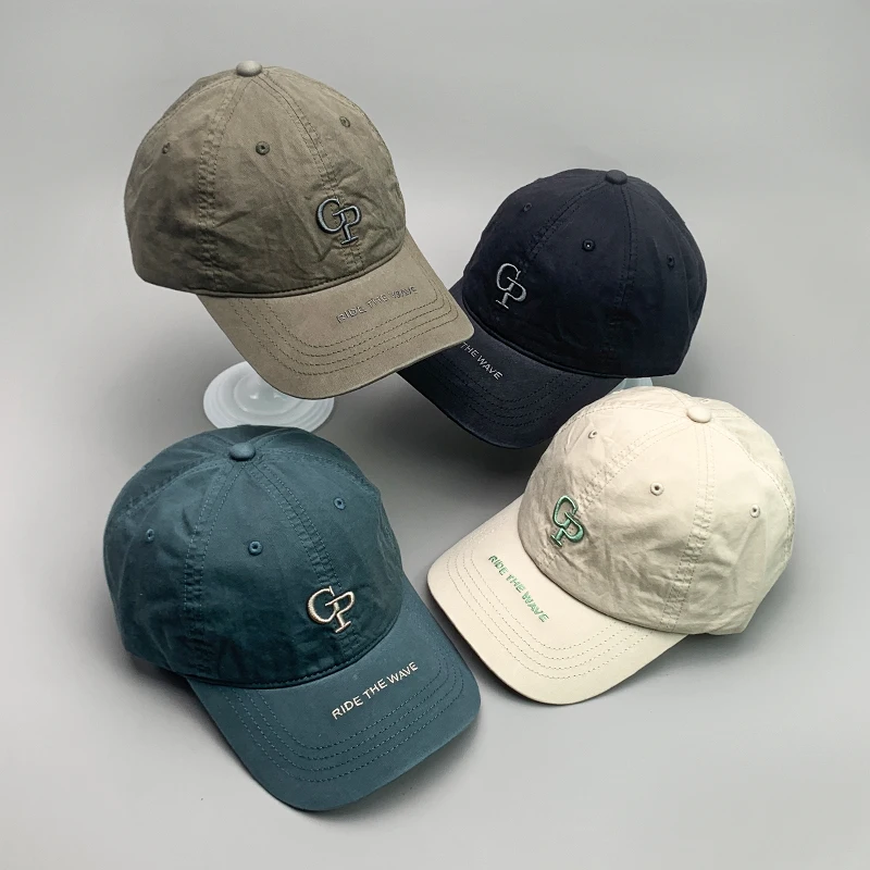 Lettera di alta qualità ricamo Kpop uomo donna cappelli da baseball cotone casual ins confortevole unisex moda sport streetwear berretti