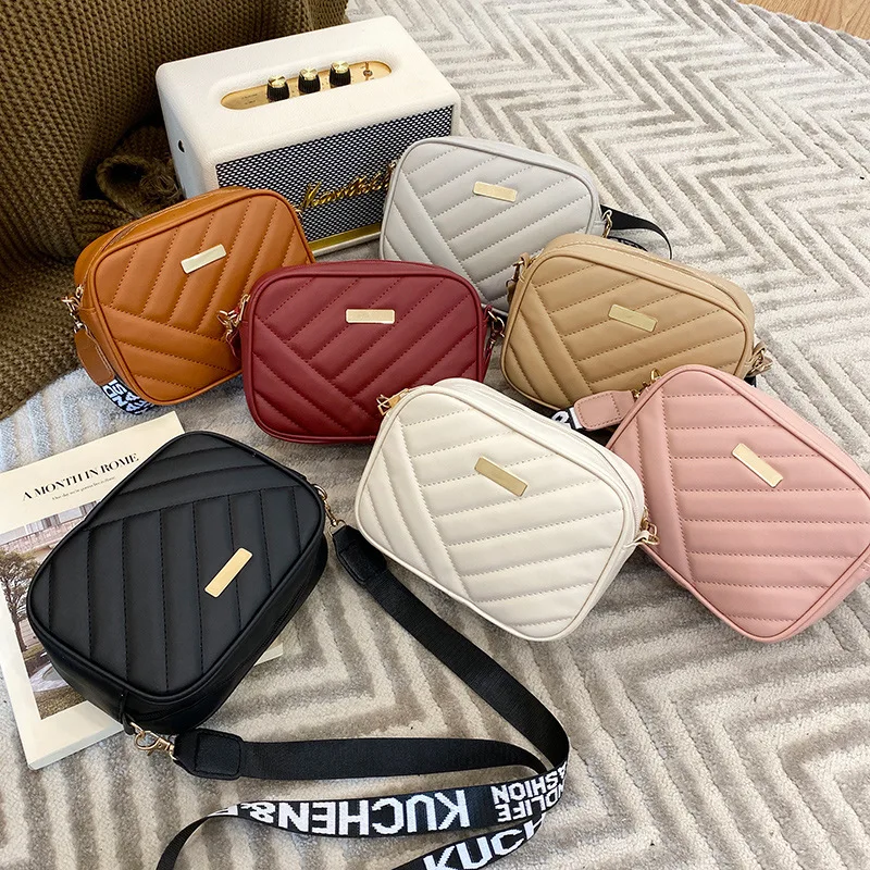 Borsa a tracolla piccola da donna di moda borse a tracolla in pelle PU borse con cerniera borsa da viaggio estiva di design di lusso per donna
