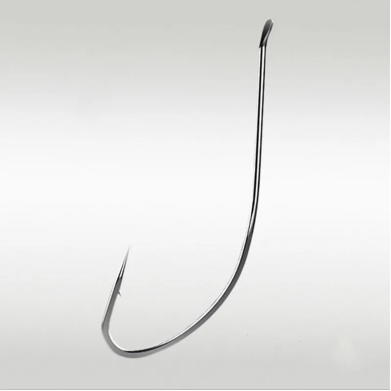 Ami da Pesca all'ingrosso alla rinfusa 2000 pz manico con gambo lungo amo da Pesca spinato lombrico crocian carpa bocca leggera ami da Pesca