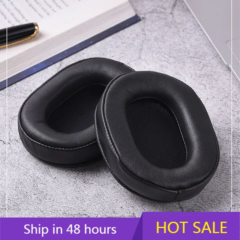 Cuscinetti auricolari in schiuma di pelle di pecora di ricambio per Audio-Technica ATH-MSR7 ATH-M50x per SONY MDR-7506 MDR-V6 9.17