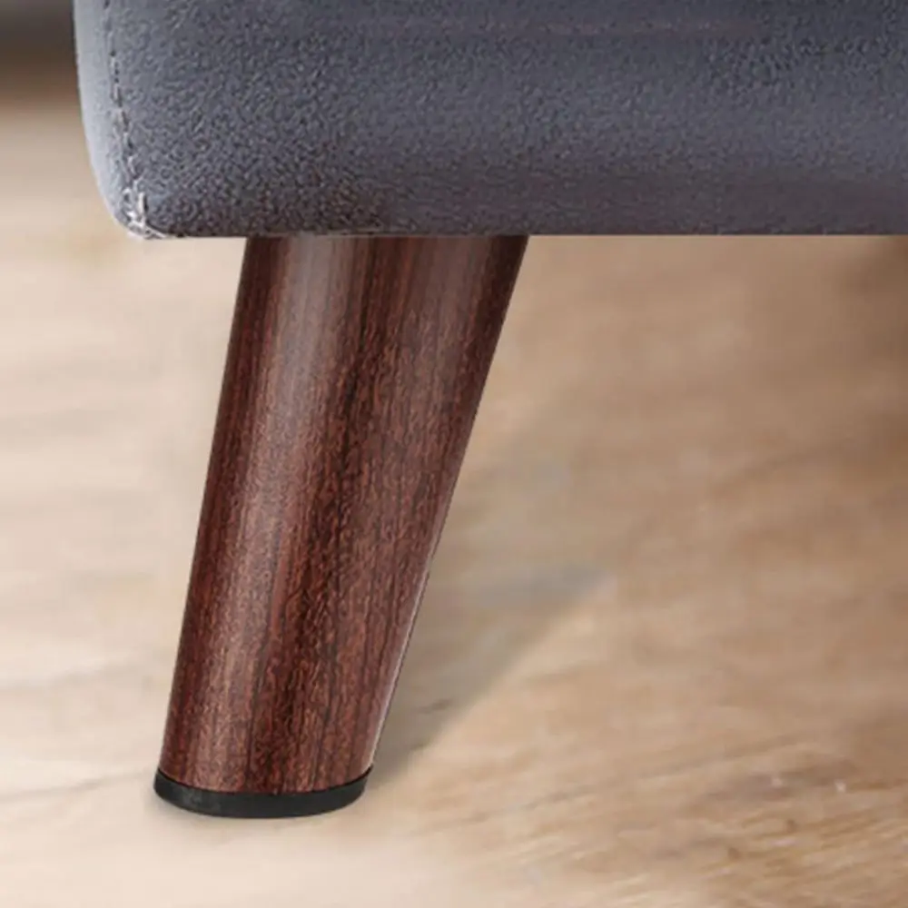 4 Stück Holz-Möbelbeine, schräg, gerade, rutschfest, modern, kurz, höhenverstellbar, für Schränke Image