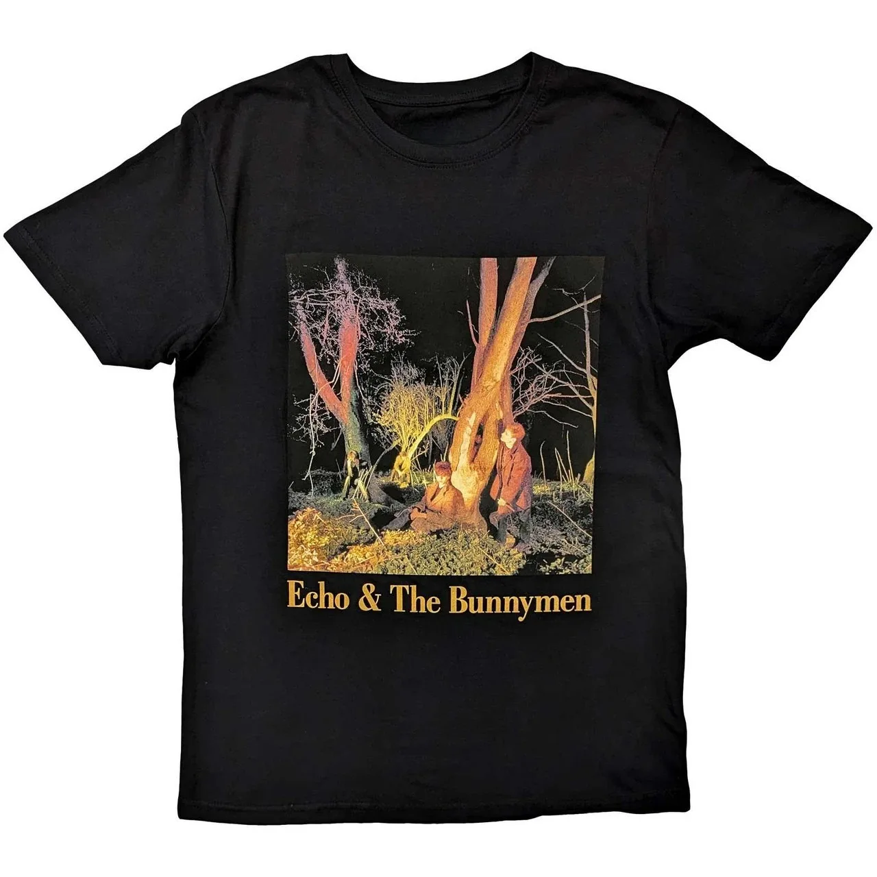 Echo&The Bunnymen Grafikbedrucktes, lockeres Kurzarm-T-Shirt für Herren und Damen, übergroß, High-End-Luxus, heißes Produkt, weich, Unisex Image