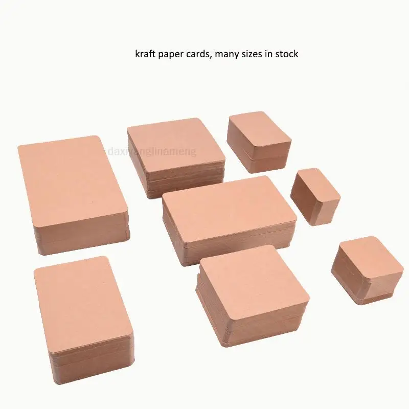 2022 heißer 8x 8/10x1 0/15cm Platz Papier Karton 300gsm Diy Leere Nachricht Karte/handschrift/diy Für Graffiti Kleine Worte Image