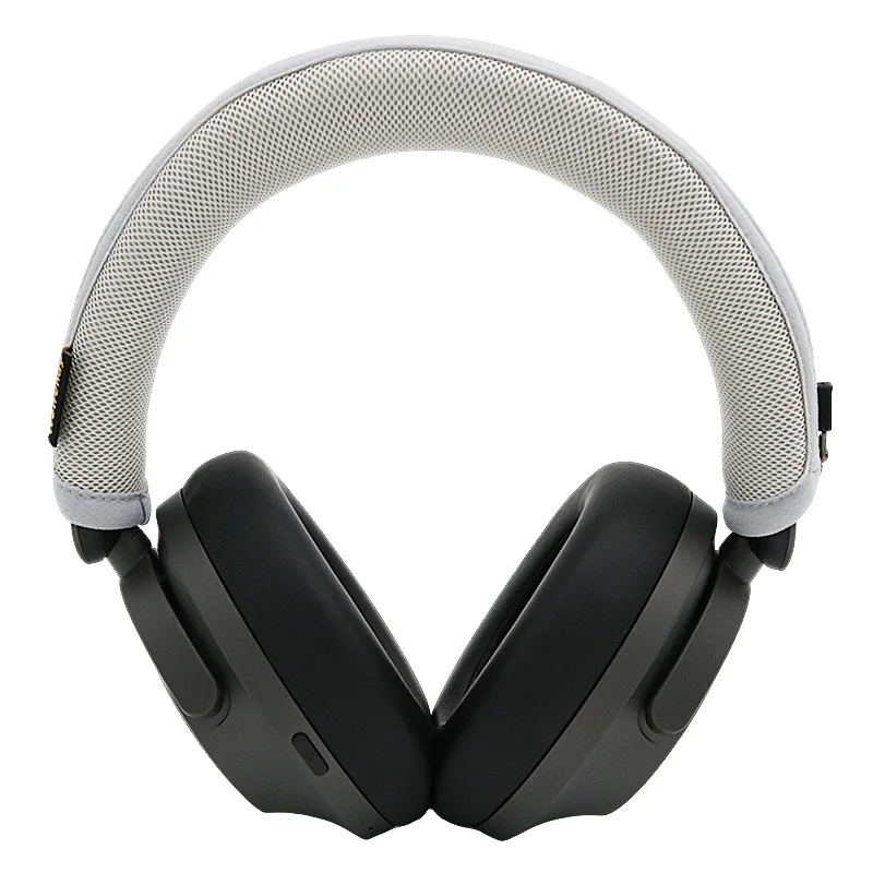 Kopfhörer-Reißverschluss-Stirnband-Schutzhülle aus gestricktem Stoff für 1MORE SonoFlow SE HC905 Kopfhörer-Kopfbalkenabdeckung. Fortgeschrittenes Gefühl Image