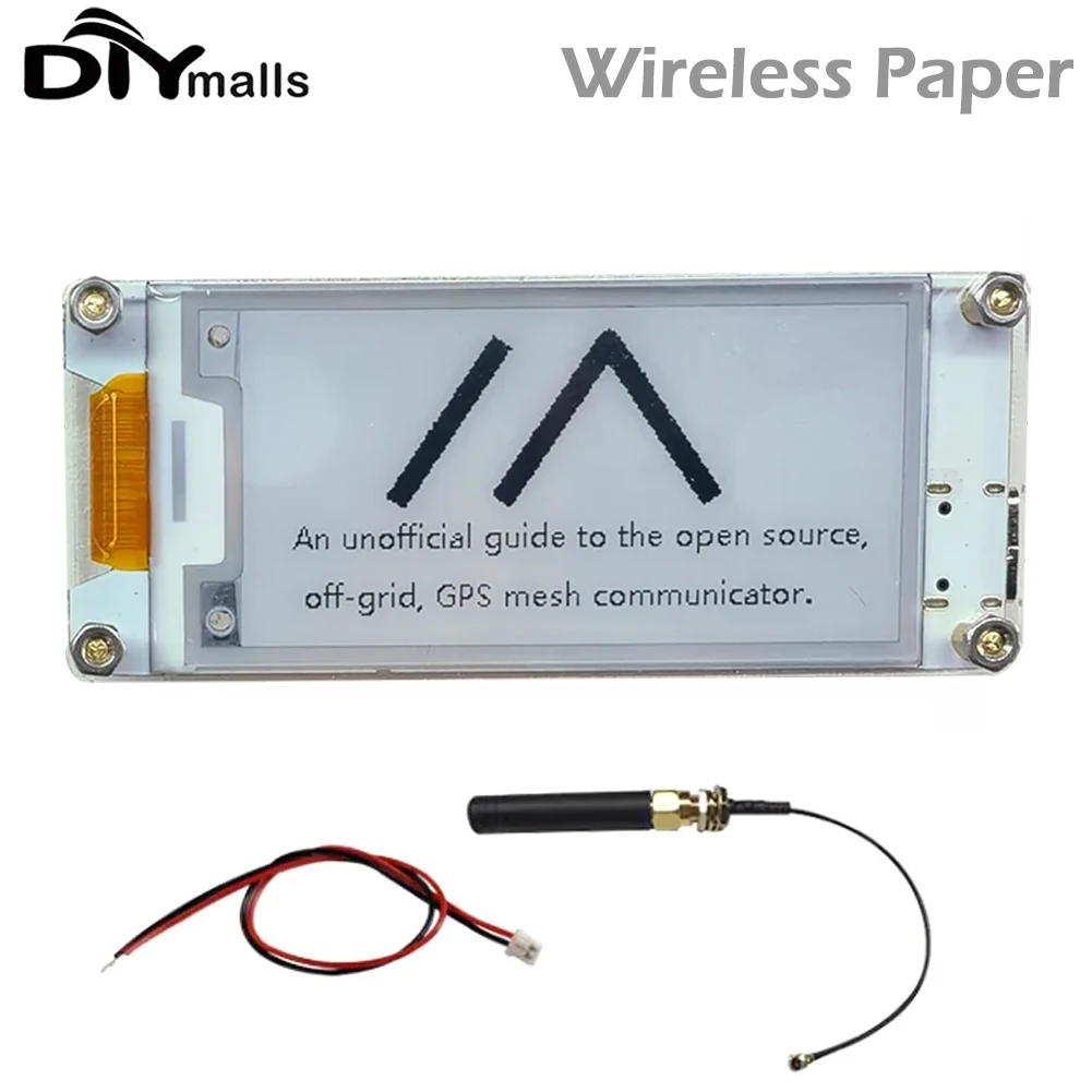 Heltec Meshtastic ESP32 Wireless Paper Eink Display Smart Price Tag Elektronisches Regaletikett über Bluebooth SX1262 LoRa und WiFi Image