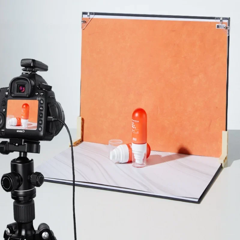 Studio-Hintergrundplatte 29x42cm Foto-Hintergrundset 7 Hintergrundpapiere Dicke Fotografie-Kartonpapiere Professionelle Fotoaufnahme-Zubehör Image