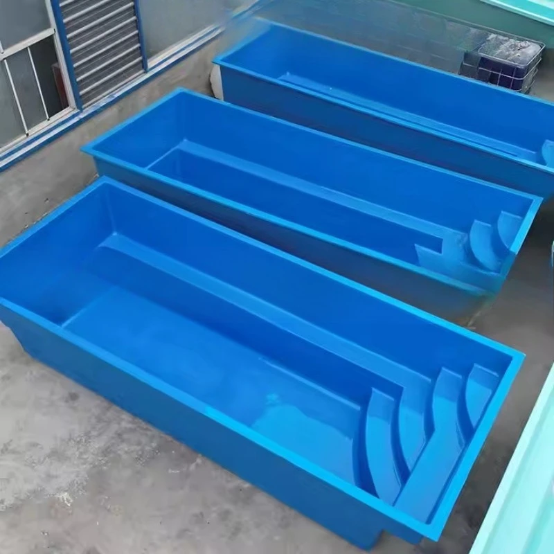 Gegenstrom-Surfpool für Zuhause und Fitness, Großer Outdoor-Infinity-Pool aus Fiberglas Image