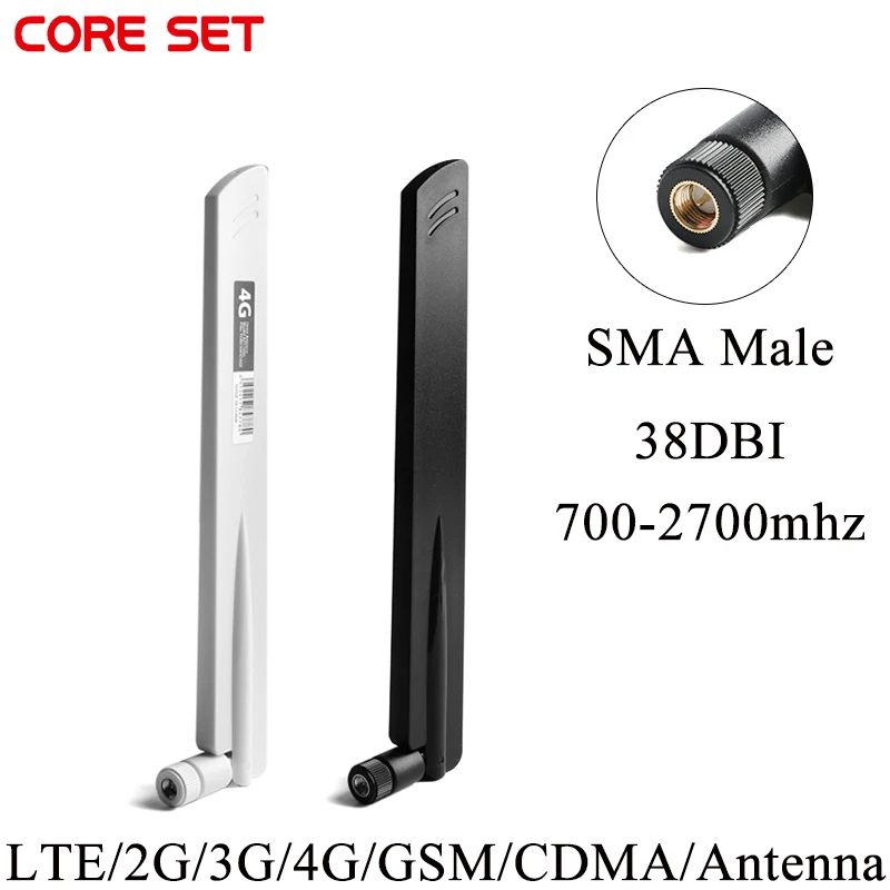 Heißer 4G LTE 38DBI SMA Stecker Antenne für GSM/CDMA 3G 4G router modem 700-2700mhz Image