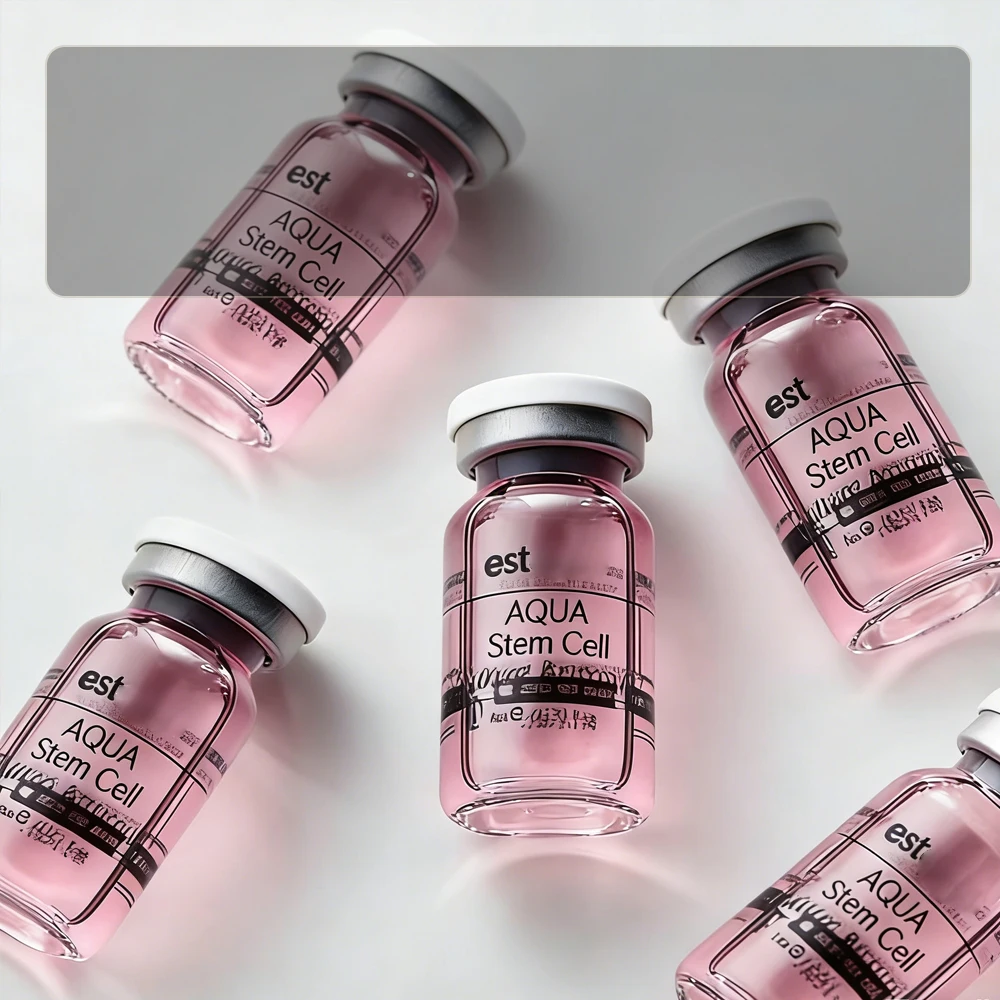 Korea 8ml BB Cream Hyaluronsäure Gesichts-Hautbooster-Serum HA Kollagen Ampulle Verjüngungsserum für 0,25mm Mikronadeln Image