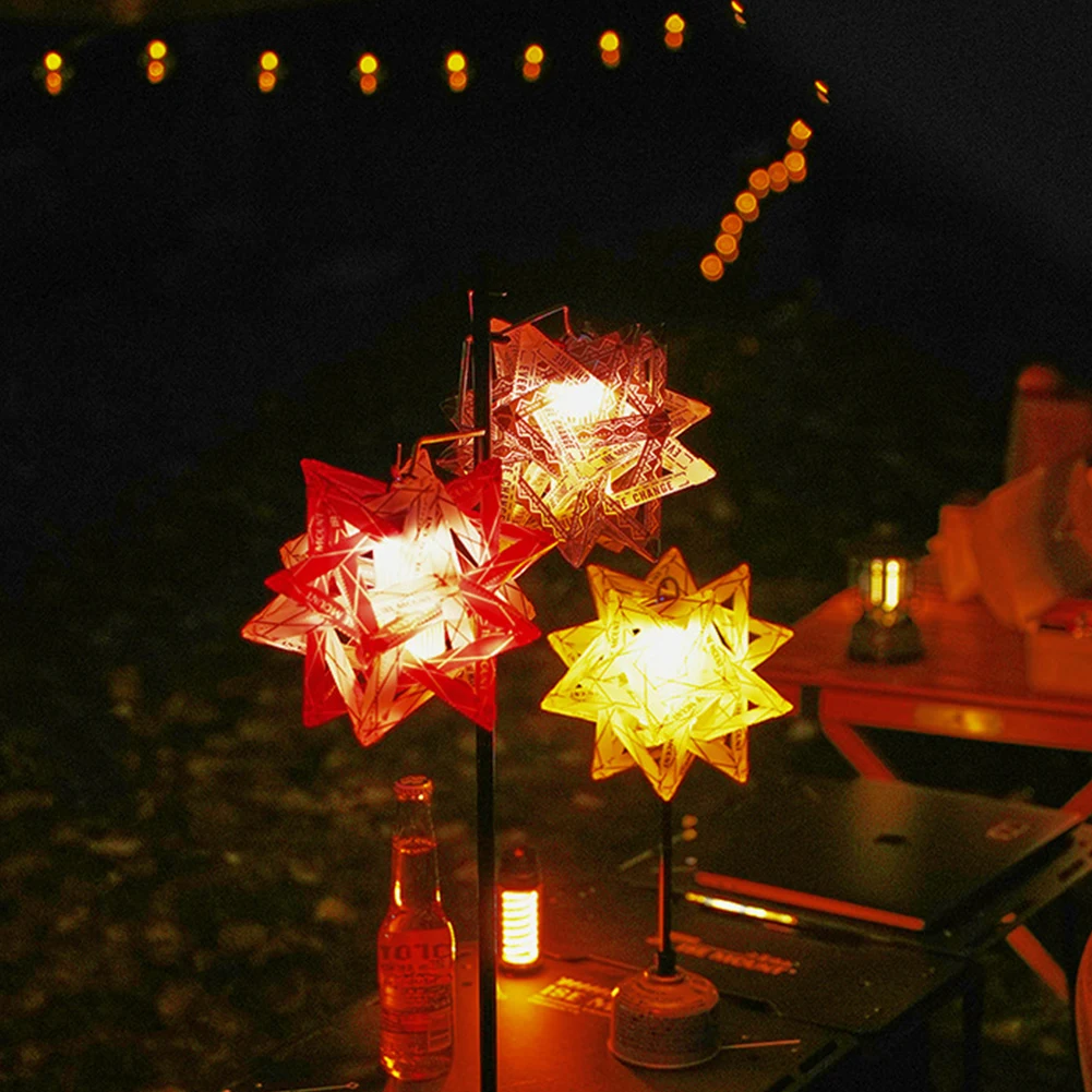Outdoor Star Camping-Lichtschirm, wasserdicht, Atmosphäre-Lampenschirm, verschleißfest, dekorativer Lampenschirm, Beleuchtungszubehör Image