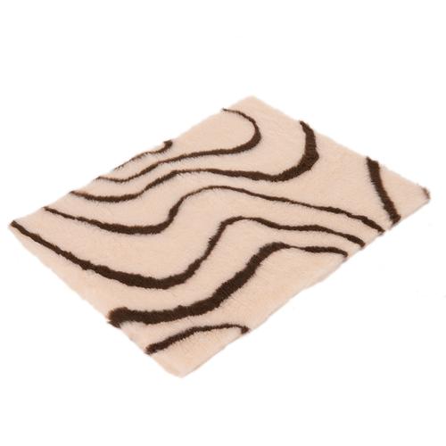 Vetbed® Isobed SL Hundedecke Wave in creme/ braun mit L 150 x B 100 cm