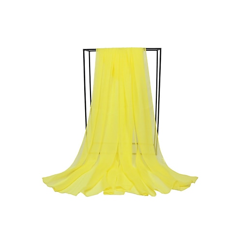 Chiffonschal für Damen, leichtes Polyester, Boho-Stil, mehrfarbig, weich und atmungsaktiv, perfekt für Urlaub, Reisen, Alltag und Freizeitoutfits Image