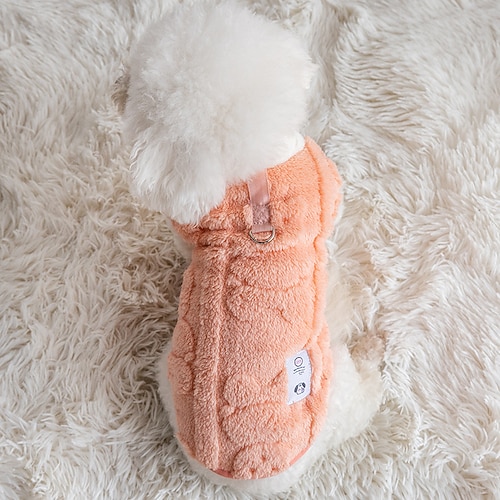 Hunde Katzen Weste Modisch Brautkleider schlicht Winter Warm Atmungsaktiv Weich Waschbar Komfortabel Outdoor Casual Hundebekleidung for Bichon Frise Spitz kleines Haustier Schmetterling Small Image