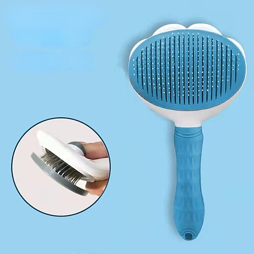 Haustierkamm Haarentfernungs-Kammbürste für Katzen Hunde Tierhaar-Reinigungsbürste für lange Haare Fäustlinge Nadel Haustierprodukte Haarbürste