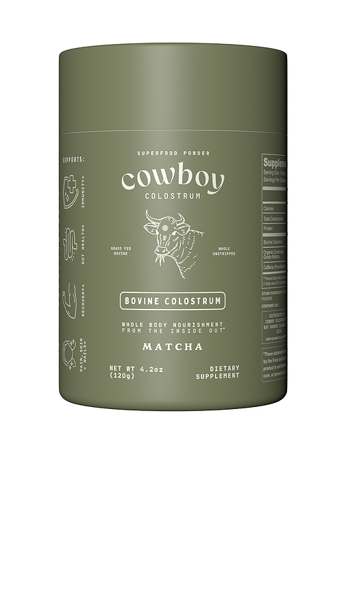 Cowboy Colostrum Matcha Colostrum in Beauty: NA.
