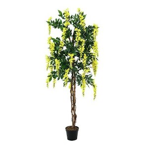 EUROPALMS Goldregenbaum, Kunstpflanze, gelb, 180cm Image