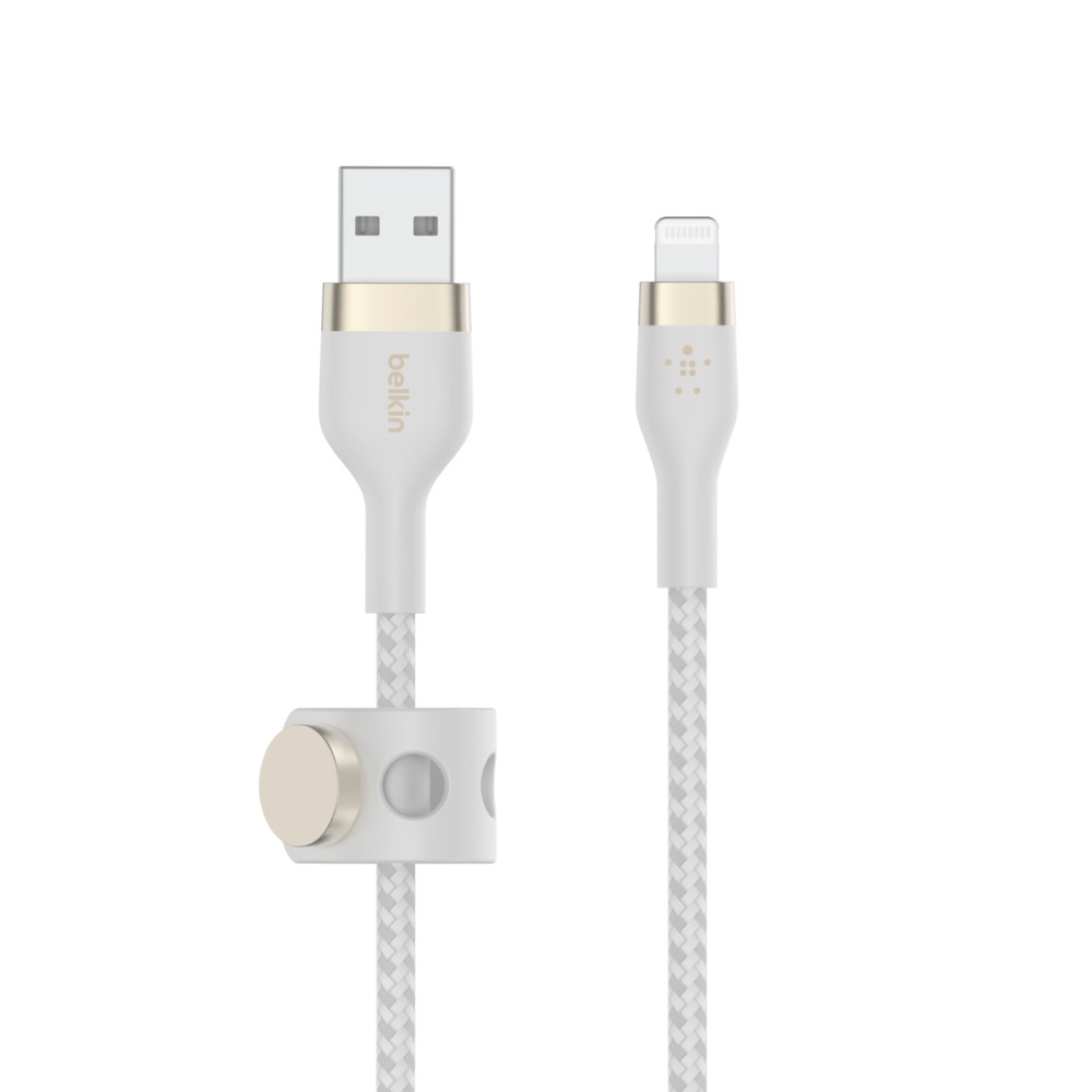 Belkin CAA010BT2MWH USB Kabel 2 m USB A USB C/Lightning Weiß Image