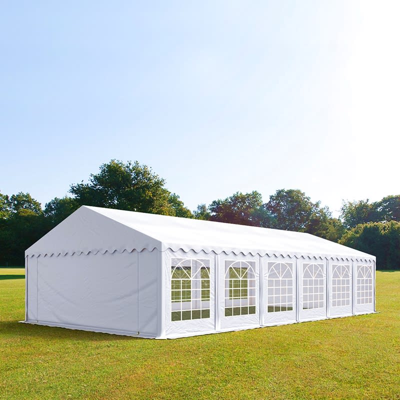 5x12m Partyzelt, PVC-Plane, weiß - (6048) Image