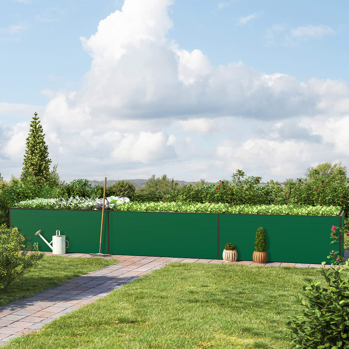 579 x 150 x 77 cm Hochbeet, Grün - (GFPV00480)