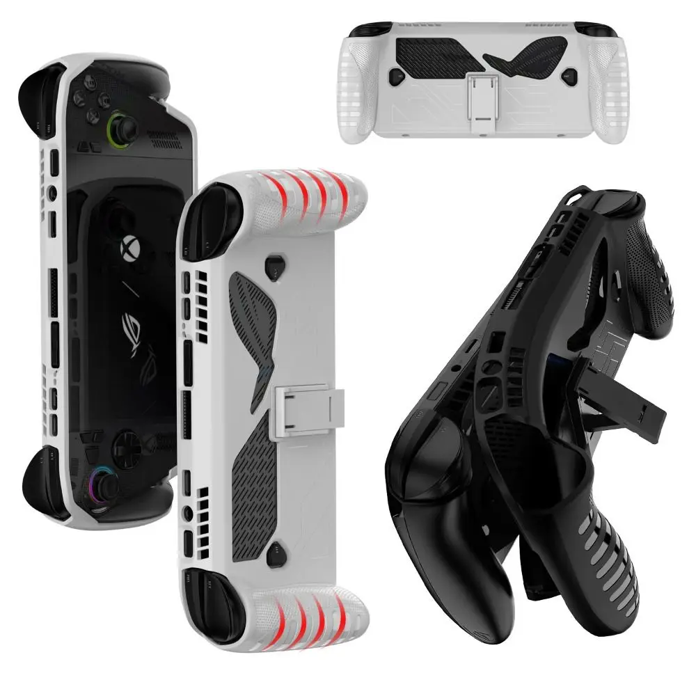 TPU Handheld Game Console Case Shockproof Anti Slip Protective Cover with Kickstand Ergonomic for ROG Xbox Ally/ROG Xbox Ally X